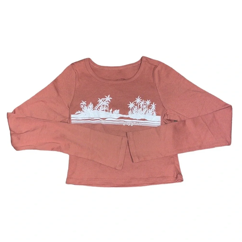NWT billabong cropped long sleeve